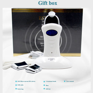 handheld galvanic spa nu electroporator skin tightening face lift microcurrent facial machine galvanic current device skin care