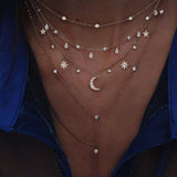 Multi-element Crystal Necklaces