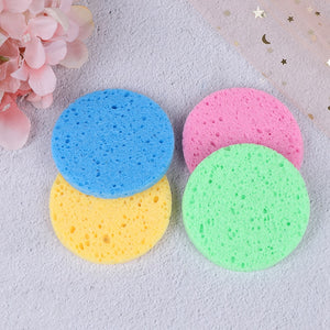 5pcs Natural Wood Fiber Face Wash Cleansing