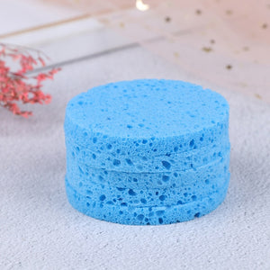 5pcs Natural Wood Fiber Face Wash Cleansing