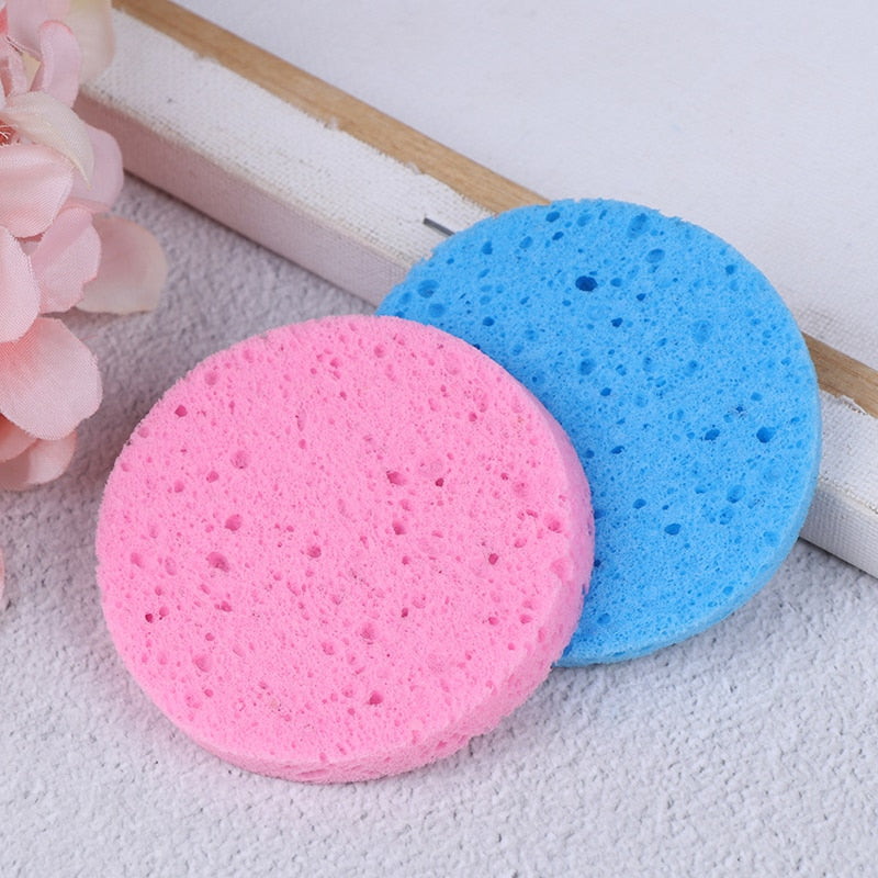 5pcs Natural Wood Fiber Face Wash Cleansing