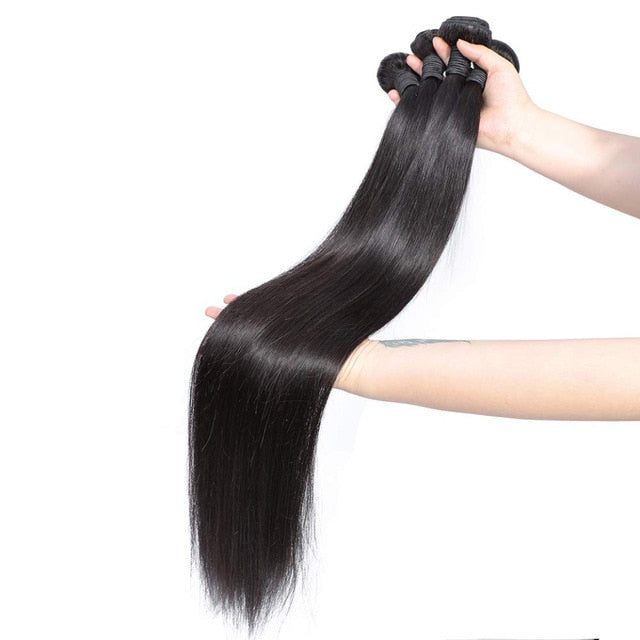 Double Weft Brazilian Hair Weave Bundles