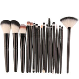 Professional makeup brushes set
