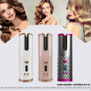 Portable Wireless Automatic Curling Iron Hair