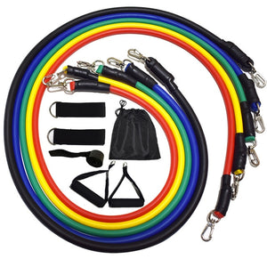 17Pcs/Set Latex Resistance Bands