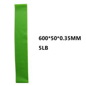 17Pcs/Set Latex Resistance Bands