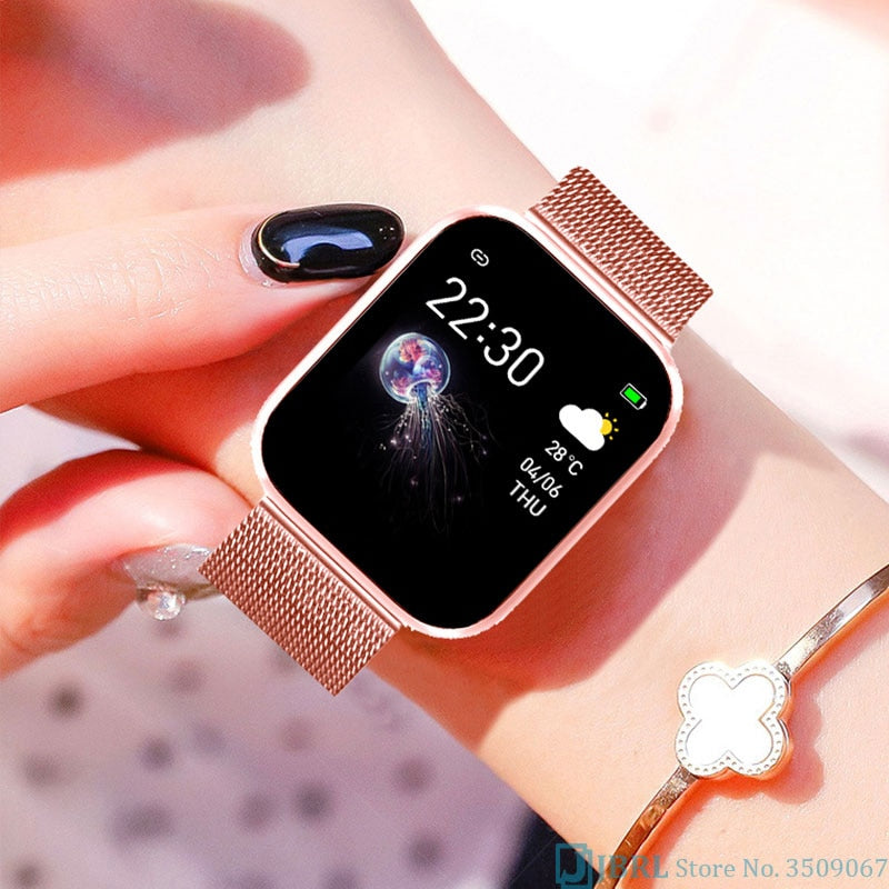 Fashion Android IOS Square Smartwatch