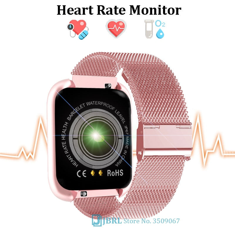 Fashion Android IOS Square Smartwatch