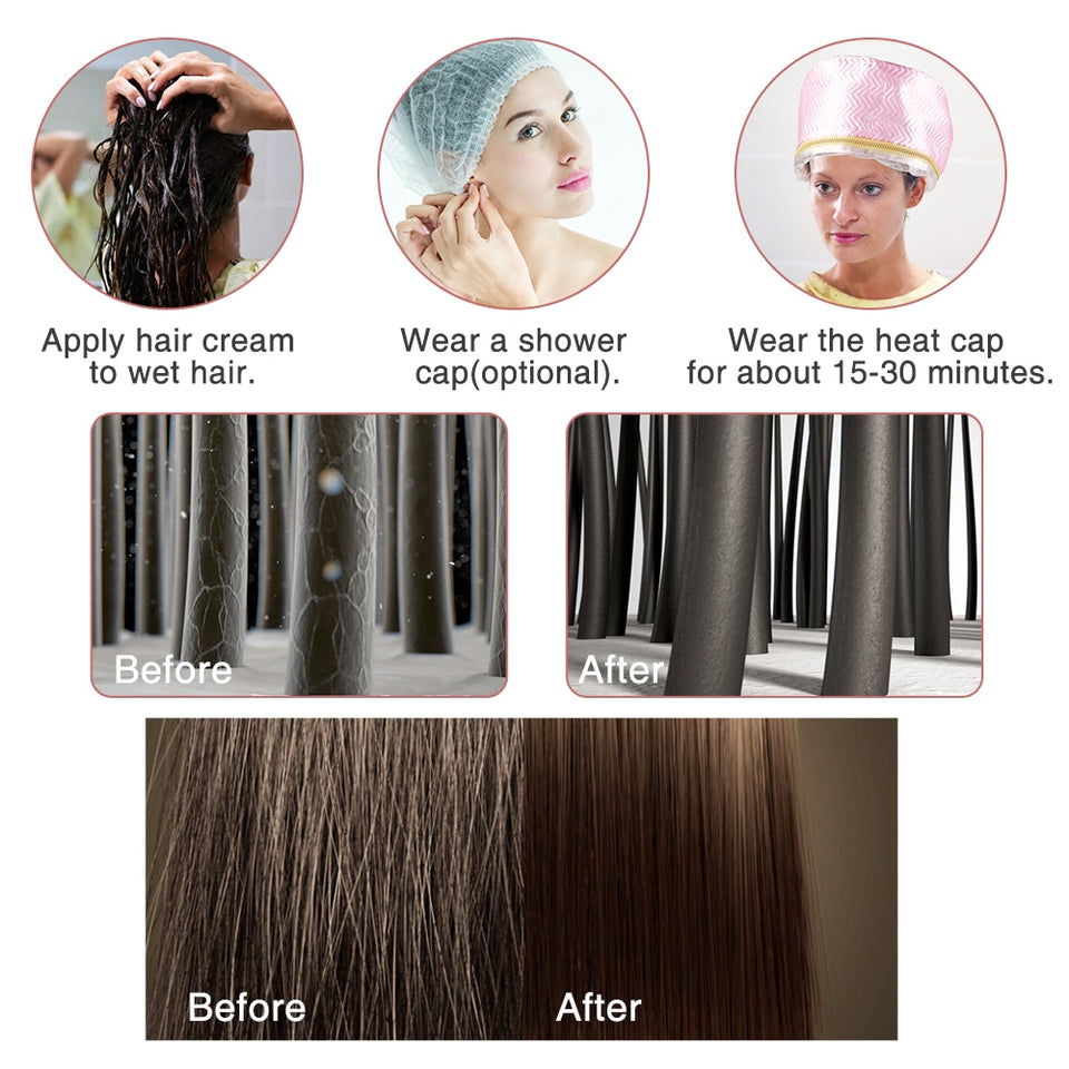 Women Hair Steamer Cap