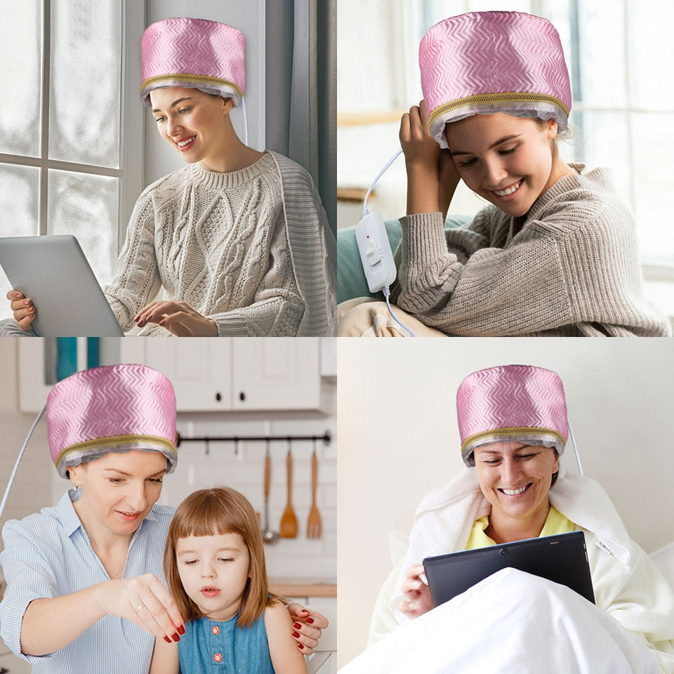 Women Hair Steamer Cap