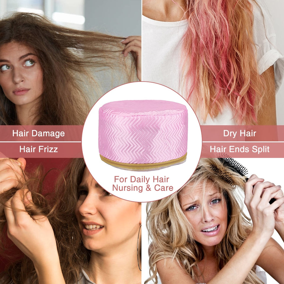 Women Hair Steamer Cap