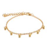 Tocona Bohemian Gold Tassel Bracelets
