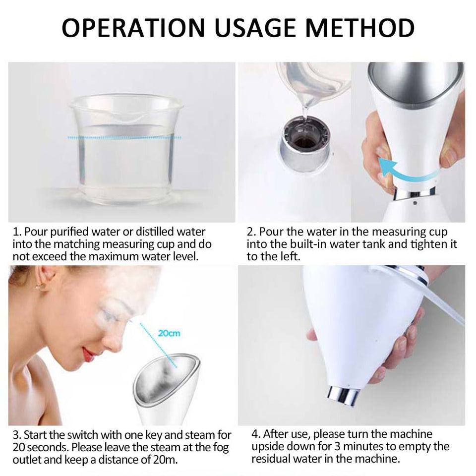 Nano Ionic Facial Steamer