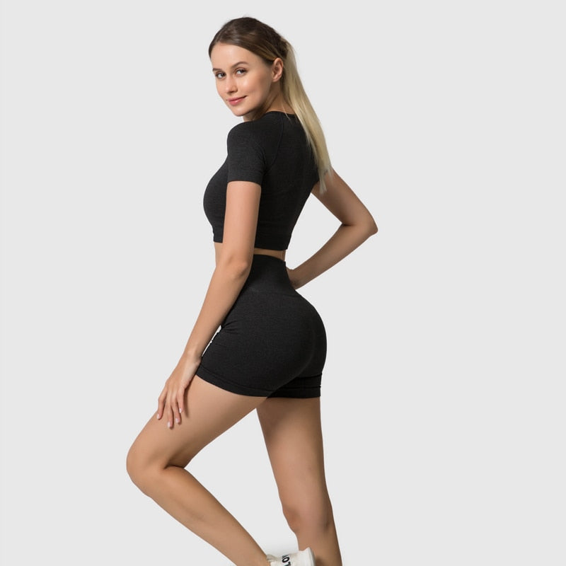Seamless Women Yoga Set Workout Sportswear