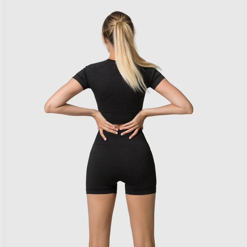 Seamless Women Yoga Set Workout Sportswear
