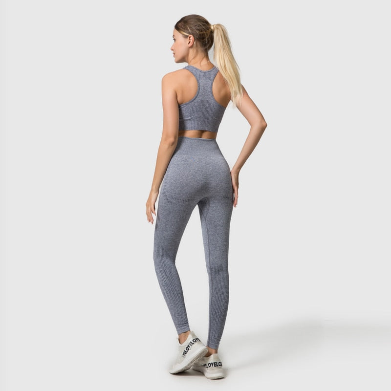 Seamless Women Yoga Set Workout Sportswear