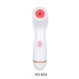 Rotating facial cleansing brush