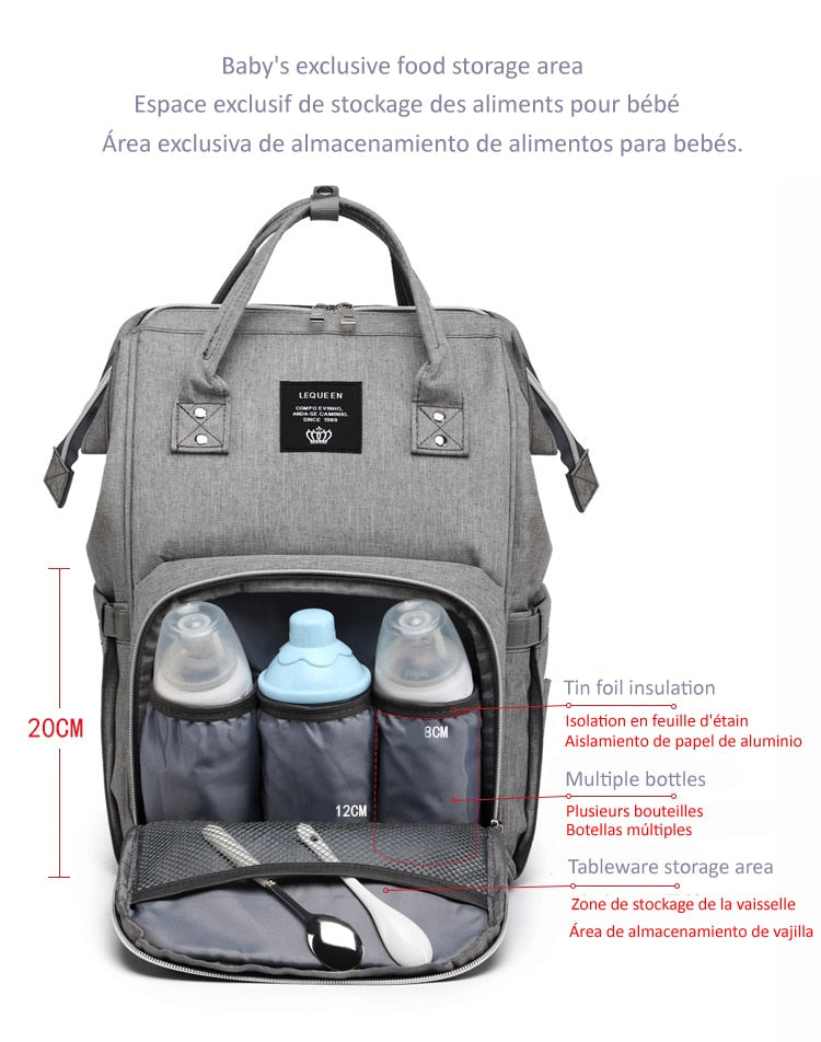 USB Design Mummy Diaper Bag