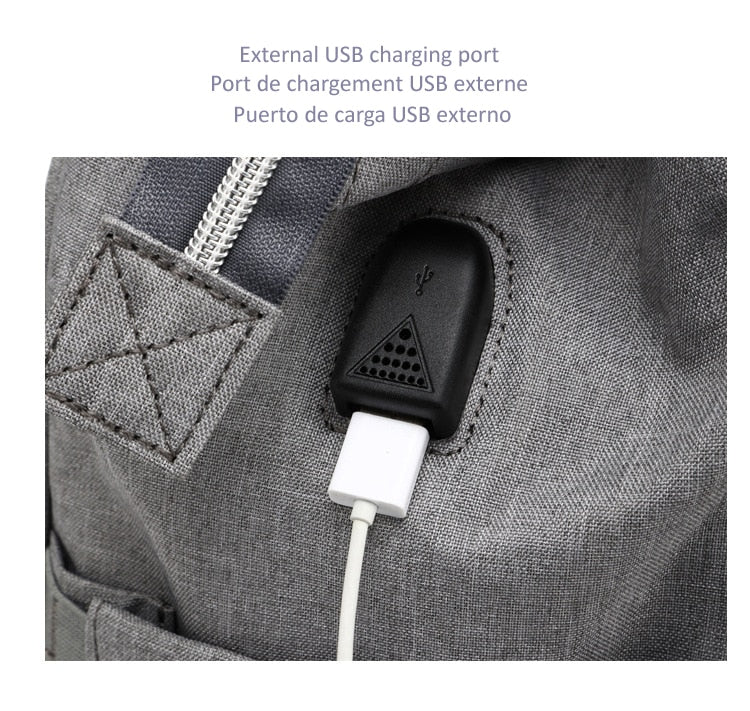 USB Design Mummy Diaper Bag