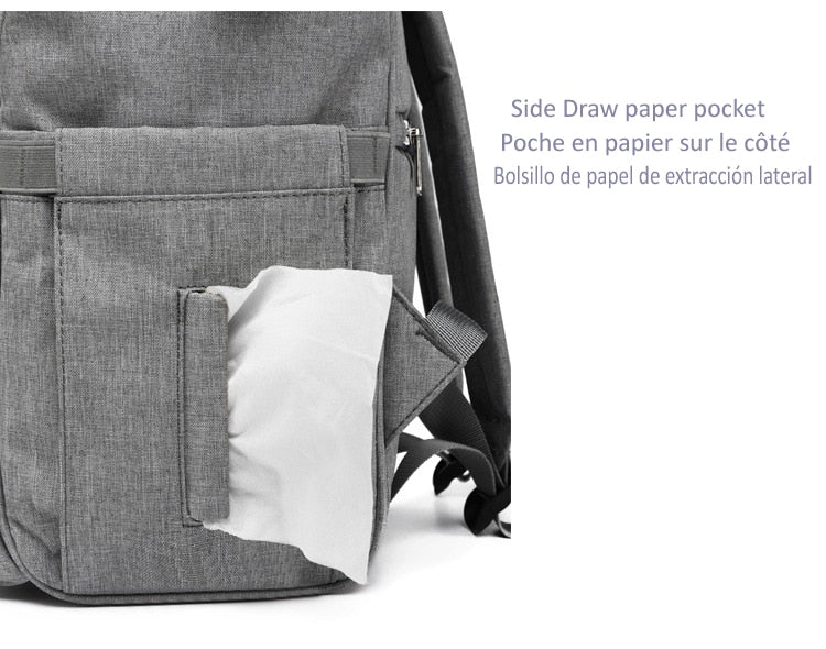 USB Design Mummy Diaper Bag