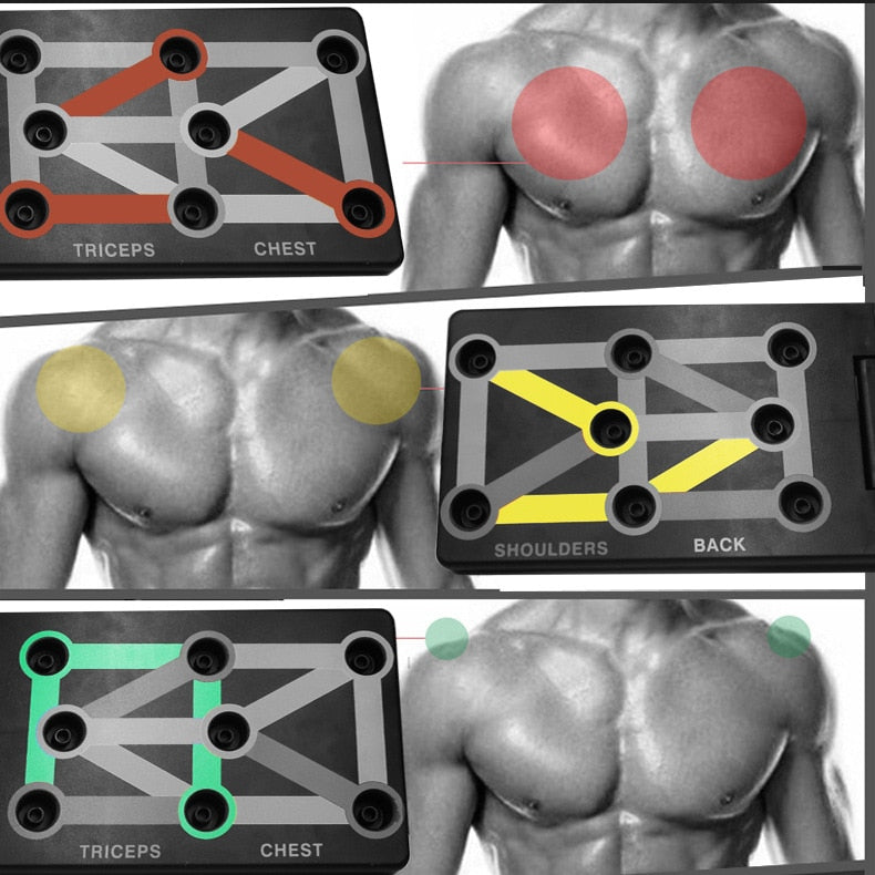 9 in 1 Push Up Board Exercise Tools
