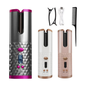 Portable Wireless Automatic Curling Iron Hair