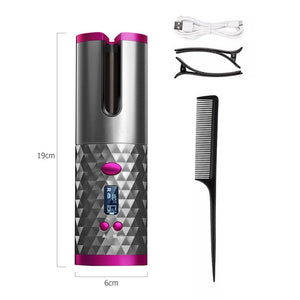Portable Wireless Automatic Curling Iron Hair