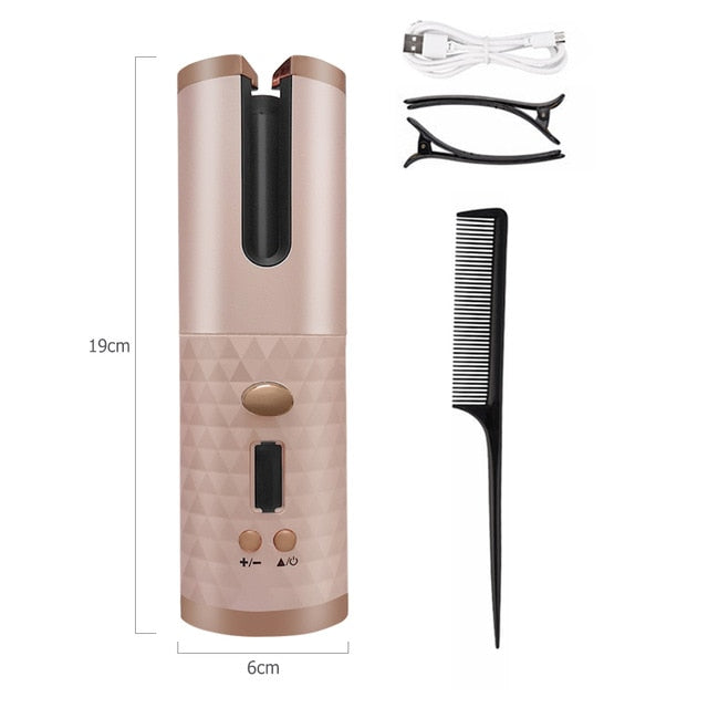 Portable Wireless Automatic Curling Iron Hair
