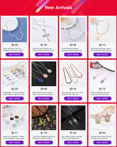 Long Tassel Rhinestone Chain Necklace