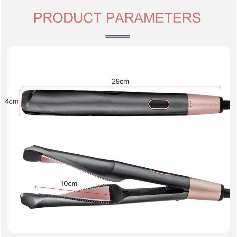 2 In 1 Professional Hair Straightener Spiral Wave Curler