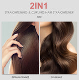 2 In 1 Professional Hair Straightener Spiral Wave Curler