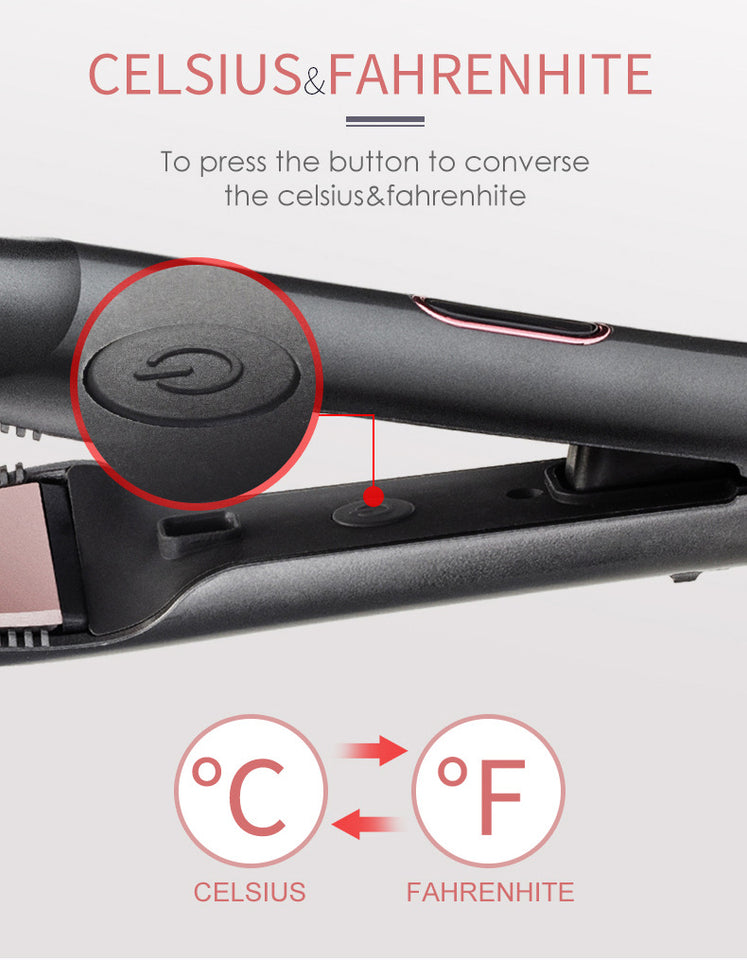 2 In 1 Professional Hair Straightener Spiral Wave Curler